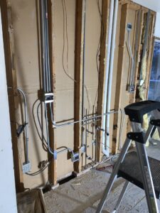 Electrical rough-in wiring and conduit installation by Tritan Services LLC in Naperville, IL