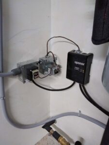 Close-up of electrical wiring and components neatly installed on a wall by The Specialist Electrical Contractor in Albuquerque, NM.