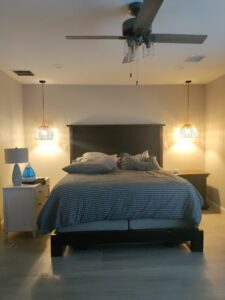 Exposed electrical wiring and framing during a home renovation project by LeoElectricservice in Frisco, TX.