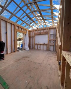 Electrical wiring and junction boxes installed during the rough-in phase of a new home by Northern Nevada Electric LLC in Reno, NV.