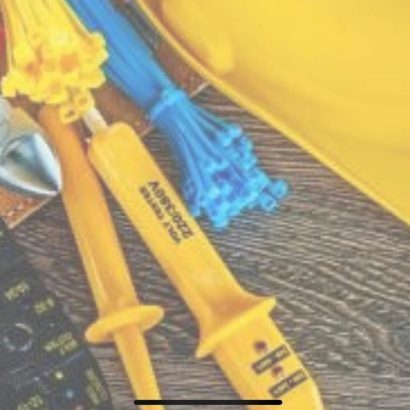 Essential electrician tools including a volt tester and cable ties, used by EM Caterpillar LLC in Bentonville, AR.