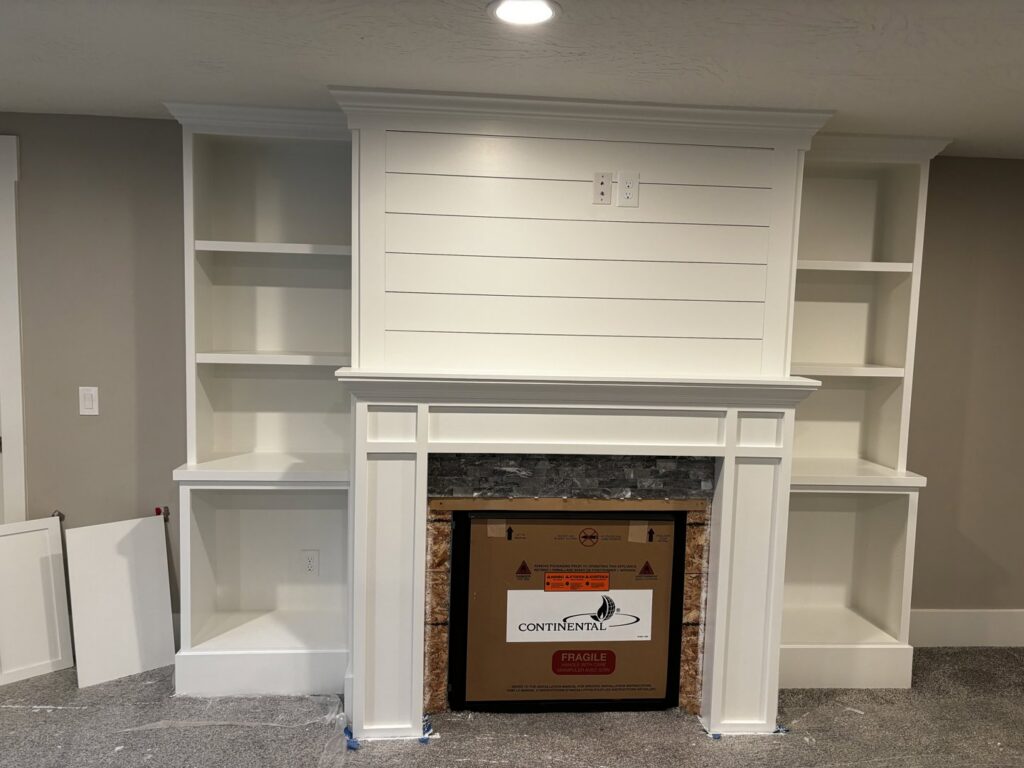 Exterior electrical service panel and conduit installation on a residential building by High Country Electric in Green River, WY.