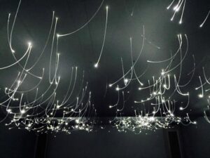 Decorative fiber optic ceiling lighting installed by Cannizzo Electric, Inc. in Rochester, NY.