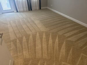 Freshly cleaned light brown carpet with crisp patterns by Superior Clean Carpet and Upholstery Care in Jacksonville, FL