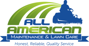 Freshly mowed, striped lawn in front of a residential house by All American Maintenance and Lawn Care, LLC in Lake Charles, LA.