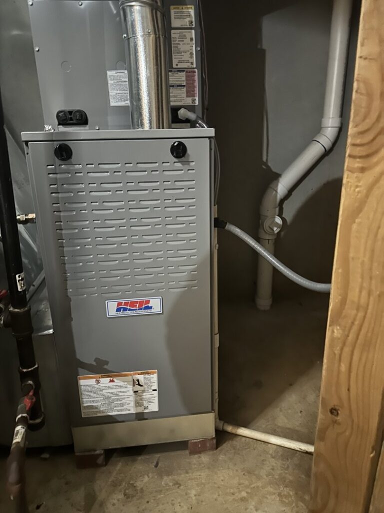 A new furnace or air handler installation by Vega Heating and Cooling in Kansas City, KS
