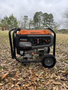 A Generac GP6500 portable generator, available for sale or service from Butler Generators, LLC in Shreveport, LA.