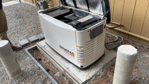 A Generac Guardian Series standby generator installed by kt_electricalcontractors in Spokane Valley, WA
