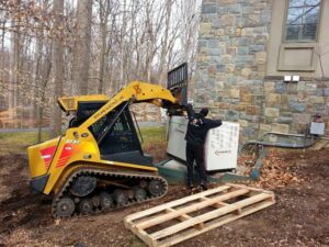 Generator delivery and installation by Boyland Electric Inc. in Laytonsville, MD.