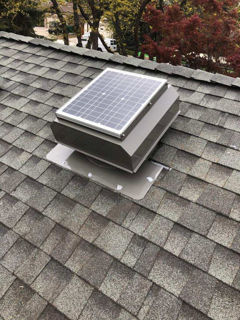 A new Goodman air conditioning unit installed outside a home by Nevada Heating in Sparks, NV.