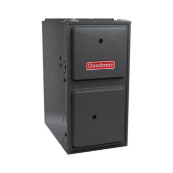 A Goodman brand furnace unit, representing heating services by Rural Heating and Cooling Systems in Roundup, MT.