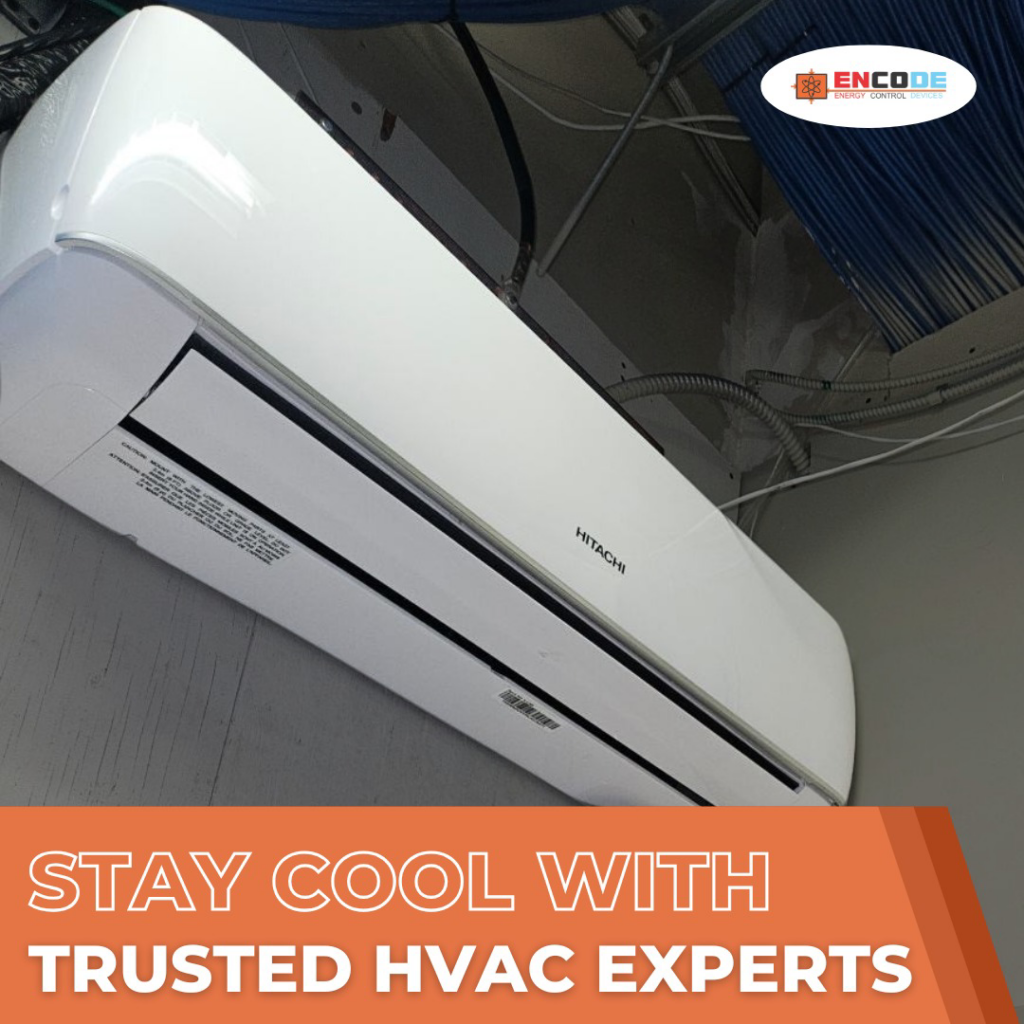 A Hitachi indoor mini-split AC unit, installed by trusted HVAC experts at Encode Corporation in Billings, MT.