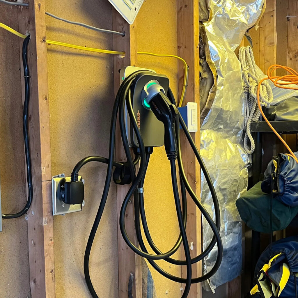 Home EV charging station installation by Madison Electrician Now in Madison, AL.