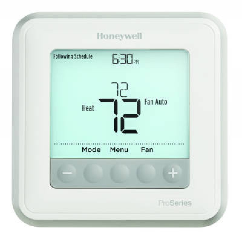 A modern Honeywell ProSeries thermostat, often installed by Berico HVAC contractors in Greensboro, NC