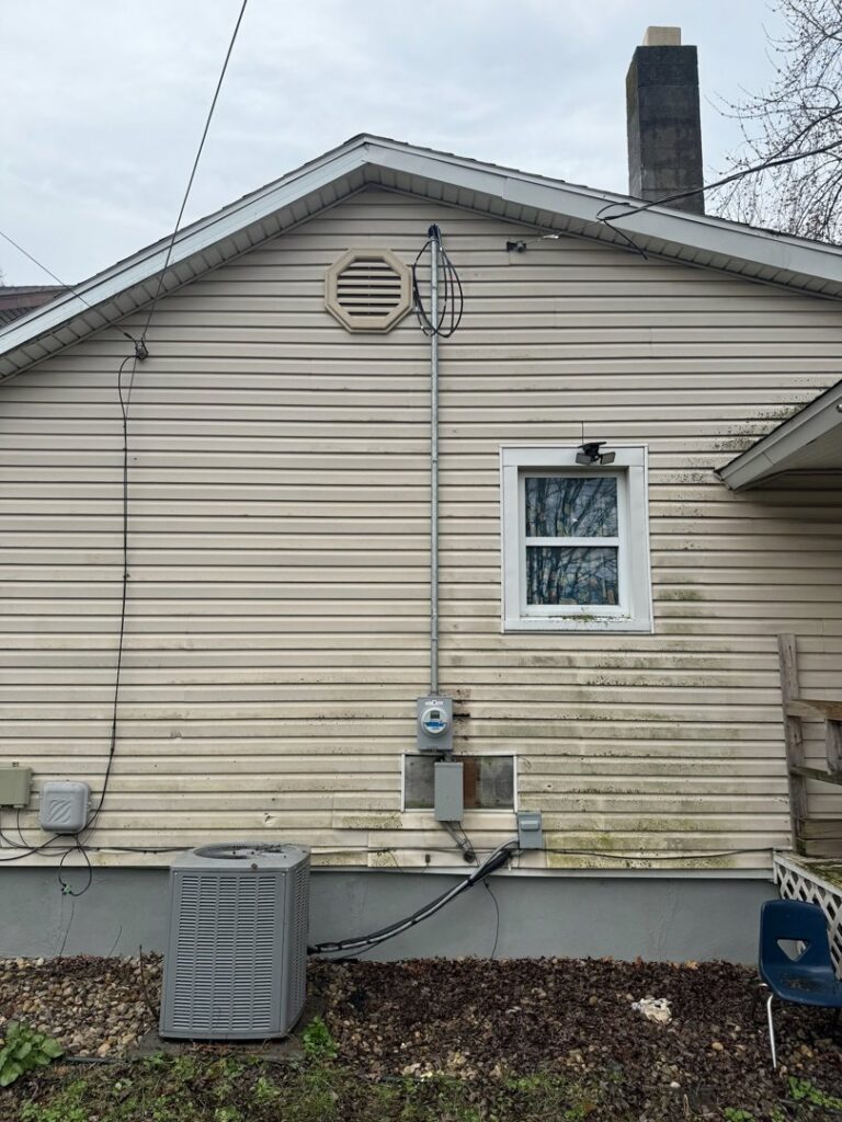 House electrical meter and conduit installation by TruVolt Electric in South Bend, IN