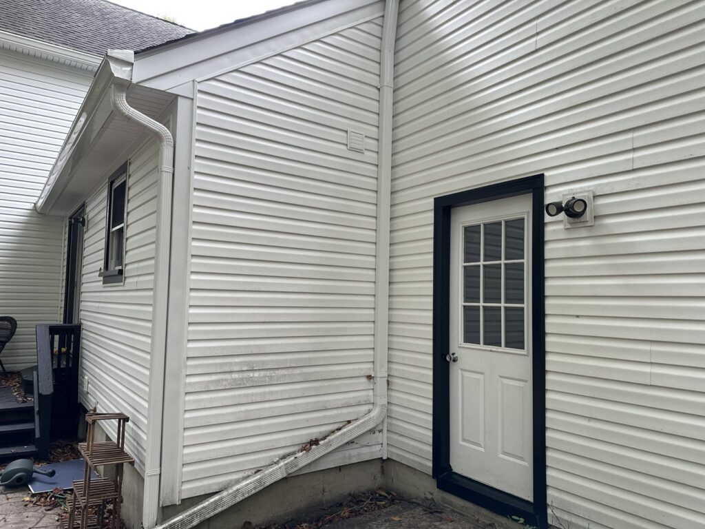 An exterior light fixture installed on the side of a house by GBE. Lectrical LLC in Gaithersburg, MD