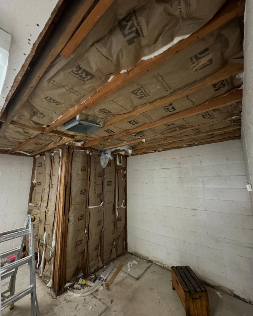 HVAC ductwork installation with a visible vent opening in a ceiling by AZ Remodeling & Handyman LLC in Scottsdale, AZ