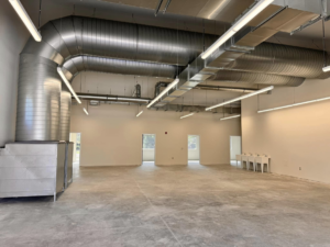 Extensive HVAC ductwork installation in a large commercial space by Buck'n Bull HVAC Solutions in Wilmington, NC