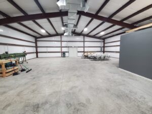 HVAC ductwork installation in a large commercial building by After Hours Heating & Air Conditioning LLC in Chesapeake, VA.