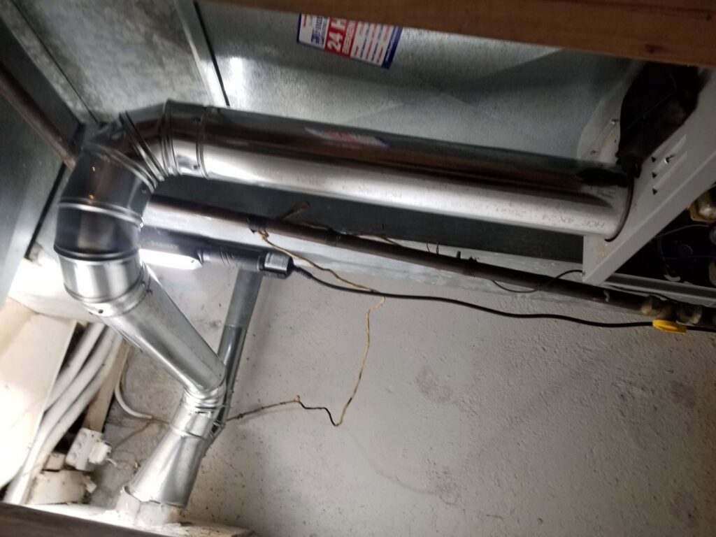 New HVAC ductwork installation connected to a furnace by HVAC Royal Service Inc in Chicago, IL.