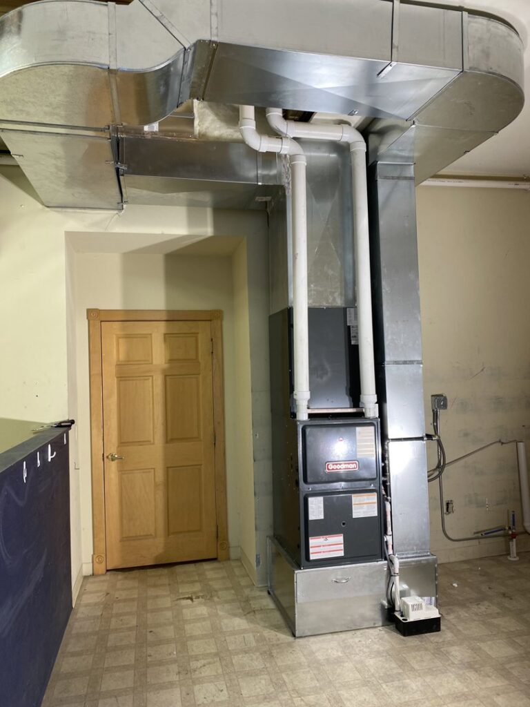 Comprehensive HVAC furnace and ductwork installation by True Comfort Heating and Cooling in Sherwood, AR.