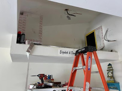 An HVAC installation in progress with exposed ductwork and tools at Southwest Florida Air Quality in Cape Coral, FL