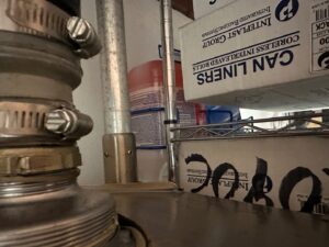 Close-up of the energy guide and specifications label on an HVAC outdoor unit by McCutcheon & Sons Air Conditioning and Plumbing in Tempe, AZ