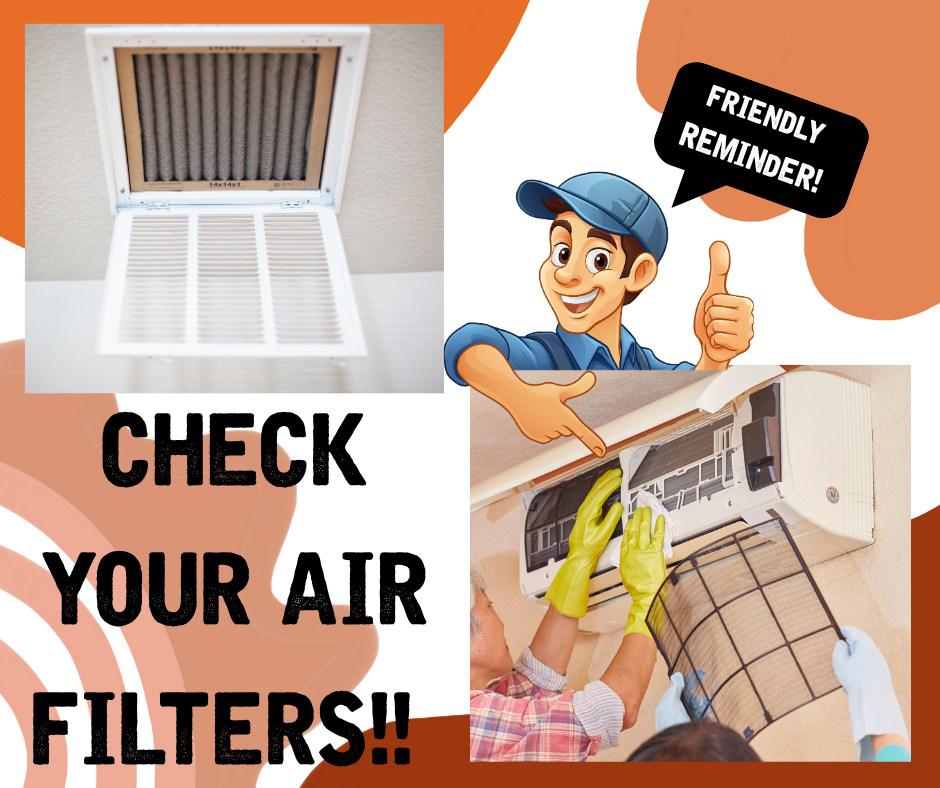 An HVAC technician changing an air filter in an indoor unit for JLS Mechanical HVAC, LLC in Smyrna, TN.