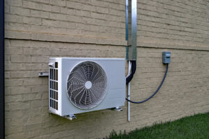 HVAC unit electrical connection and conduit by Madison Electrician Now in Madison, AL.