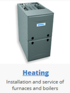 An indoor furnace unit for heating systems provided by Christie Heating And Cooling in Eau Claire, WI.