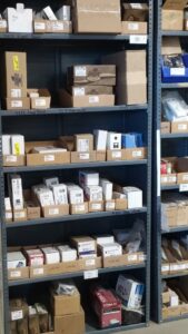 An indoor HVAC furnace unit installed by Climate Solutions. Inc. in a home in Cape Coral, FL.