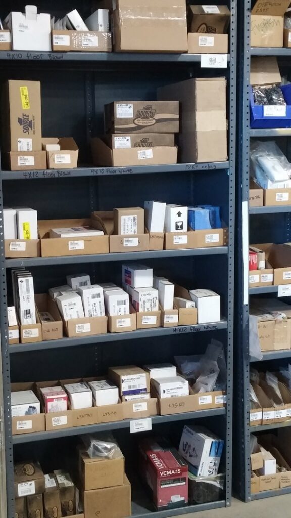 An indoor HVAC furnace unit installed by Climate Solutions. Inc. in a home in Cape Coral, FL.