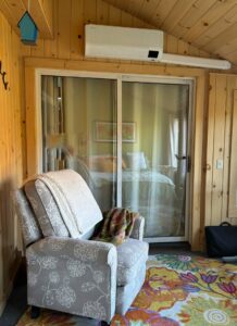 An indoor mini-split HVAC unit professionally installed by Above All Mechanical in Concord, NH