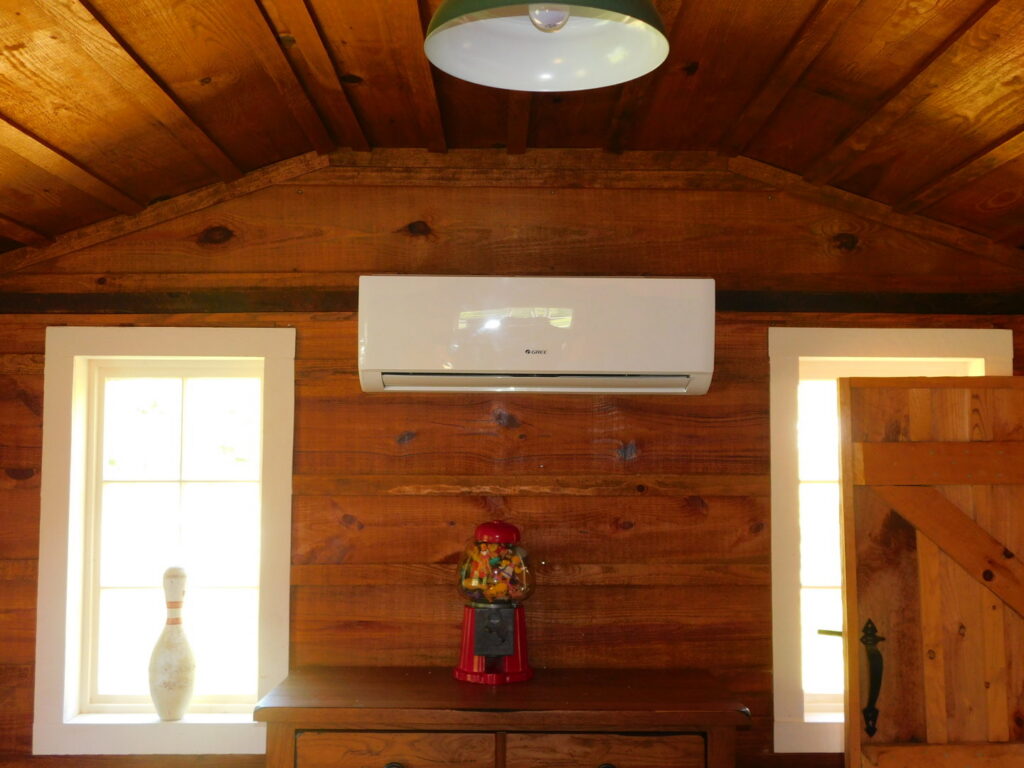 An indoor mini-split HVAC unit professionally installed by SBS-NC, LLC in High Point, NC.