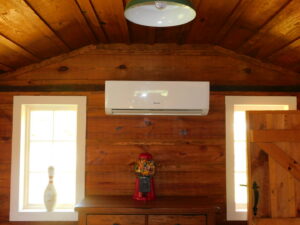 An indoor mini-split HVAC unit professionally installed by SBS-NC, LLC in High Point, NC.