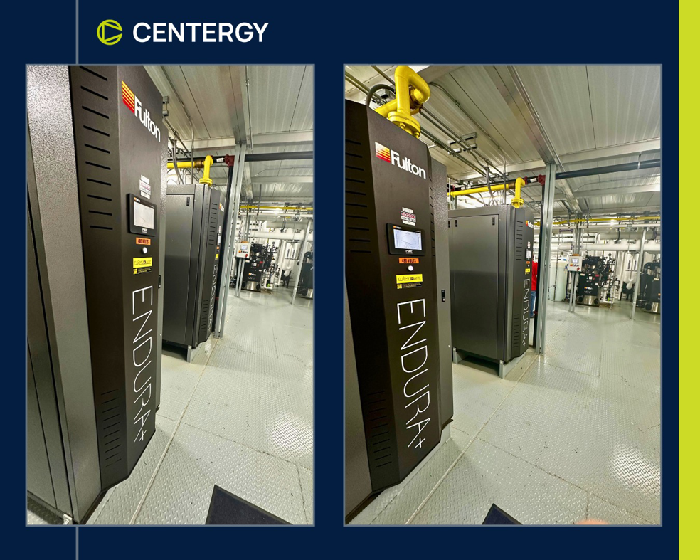 Industrial boilers and HVAC systems installed by Centergy in King of Prussia, PA.