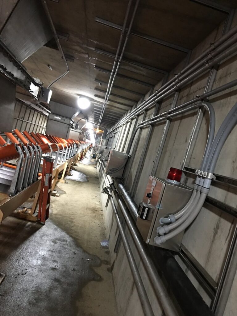 Industrial electrical conduit and control box installation by New Revelation Technologies LLC in Nampa, ID.