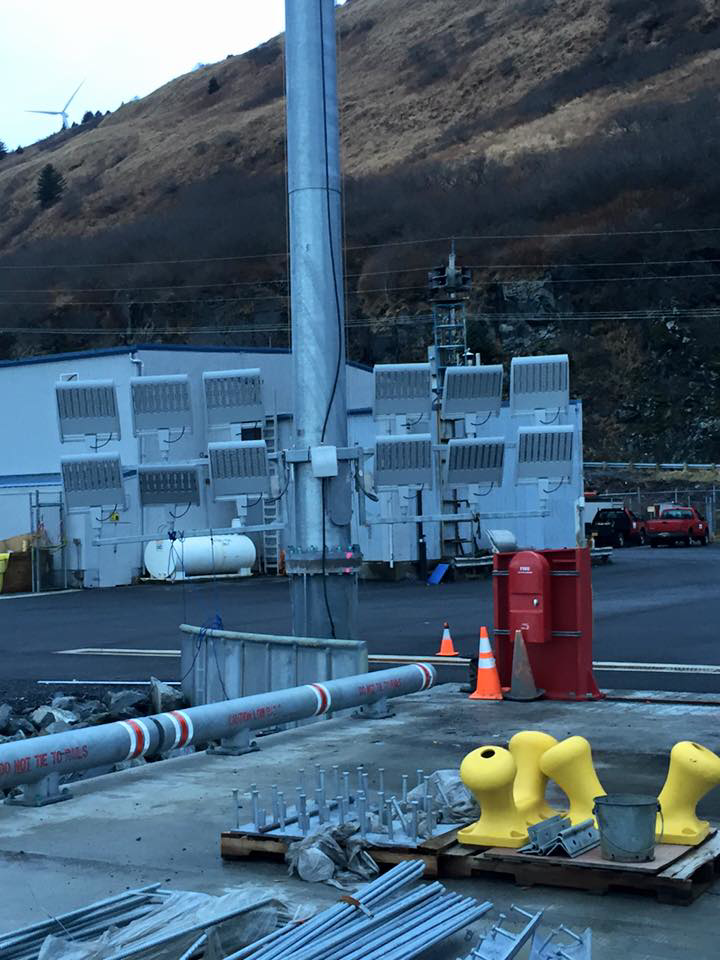 Large industrial electrical panels and infrastructure installed by Local Electric Inc. in Kodiak, AK