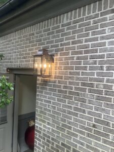 Exposed wiring and electrical components on industrial equipment by North Springs Electric Company in Sandy Springs, GA.