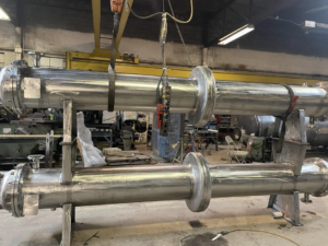 Fabrication of industrial heat exchangers by Capital City Boiler & Machine Works, Inc. in Des Moines, IA