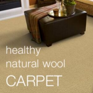 A beautifully installed natural wool carpet, showcasing quality work by GreenFlooringSupply.com in Bend, OR.