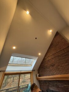 Interior ceiling lighting, including recessed and surface-mounted fixtures, installed by Rockys electric in La Junta, CO.