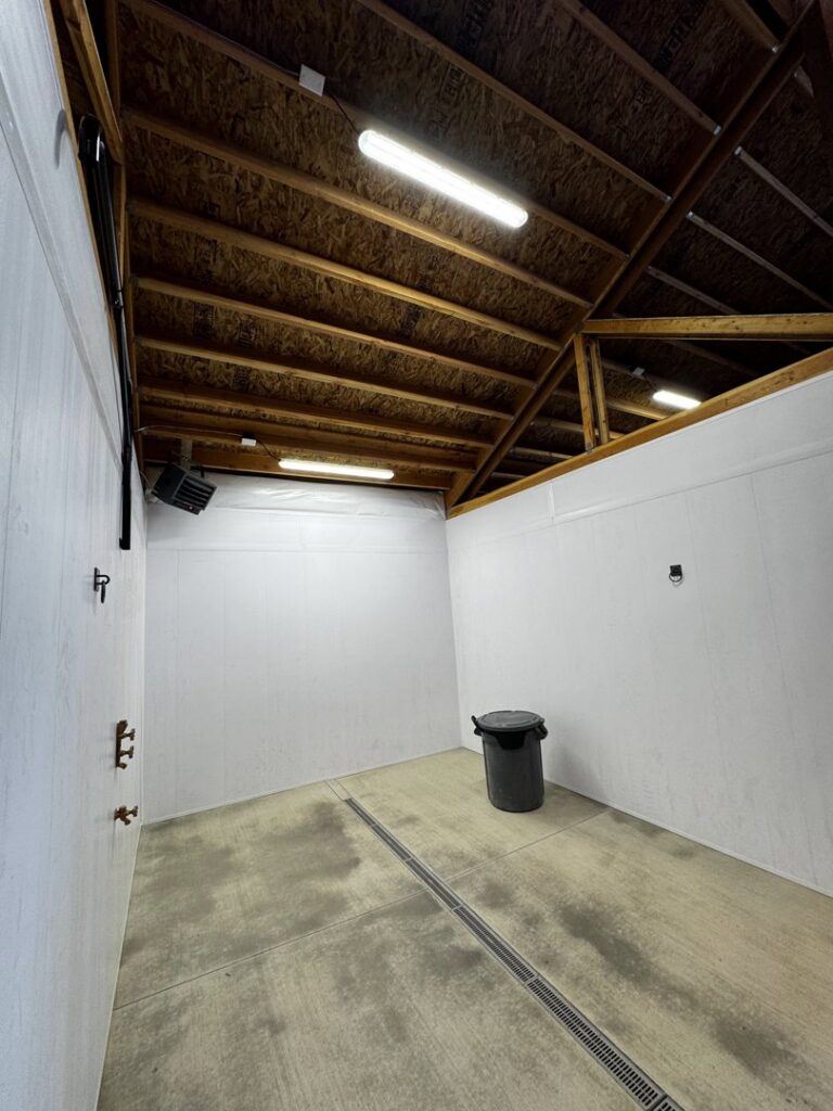 New fluorescent lighting fixtures installed on the ceiling of a room by kt_electricalcontractors in Spokane Valley, WA