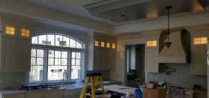 New kitchen lighting installation, including a pendant light, by Eastern Electrical Contractors in Waterbury, CT.