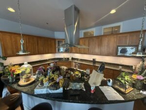 Kitchen with under-cabinet and recessed lighting installed by Power'd Up Electric, LLC in Clinton, TN.