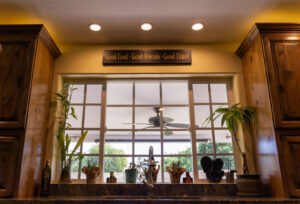 Kitchen with bright recessed lighting installed above a window by Turn It On Electric in Phoenix, AZ