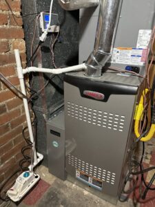 A Lennox furnace installation by Advanced Comfort Solutions, Inc. in Cheyenne, WY.