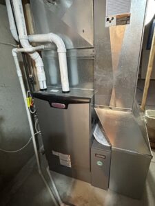A Lennox furnace and ductwork installation by Central Heating & Air Conditioning in Billings, MT