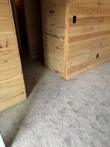 A room featuring new light grey carpet installation by Johnson City Flooring & Finish, LLC in Johnson City, TN