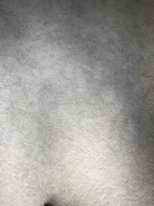 A room showcasing a freshly installed light-colored patterned carpet by Grand Rapids Flooring in Grand Rapids, MI.